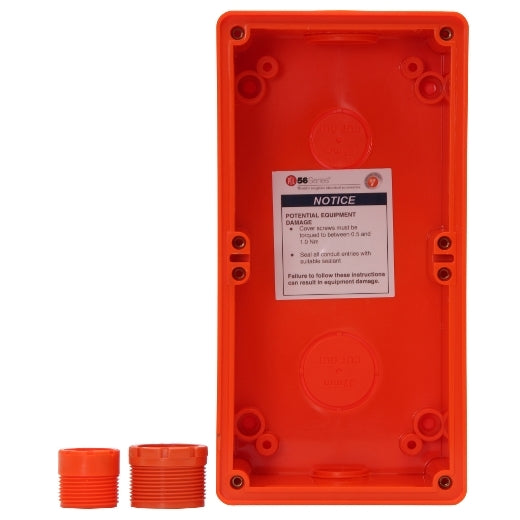 PDL 56 Enclosure 63mm Deep 2-Gang