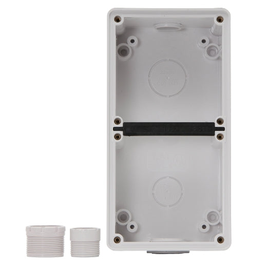 PDL 56 Enclosure 63mm Deep 2-Gang
