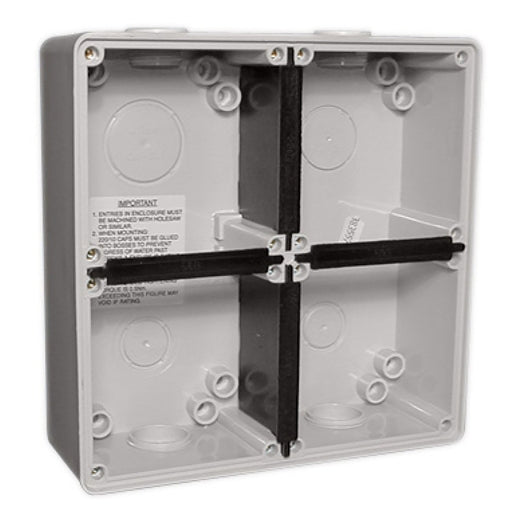 PDL 56 Enclosure 63mm Deep 4-Gang