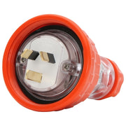 PDL 56 Plug Straight 3Pin IP66 250V 10Amp - Orange
