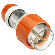 PDL 56 Plug Straight 3Pin IP66 250V 32Amp - Orange