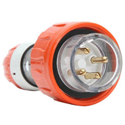 PDL 56 Plug Straight 4Pin IP66 500V 20Amp - Orange