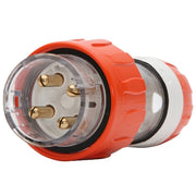 PDL 56 Plug Straight 4Pin IP66 500V 32Amp - Orange