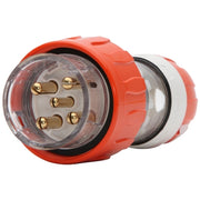 PDL 56 Plug Straight 5Pin IP66 500V 32Amp - Orange