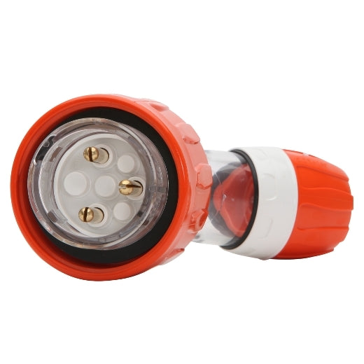 PDL 56 Plug Angled 3Pin IP66 250V 20Amp - Orange
