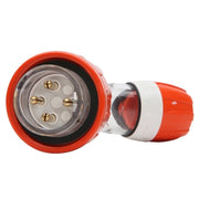 PDL 56 Plug Angled 4Pin IP66 500V 20Amp - Orange