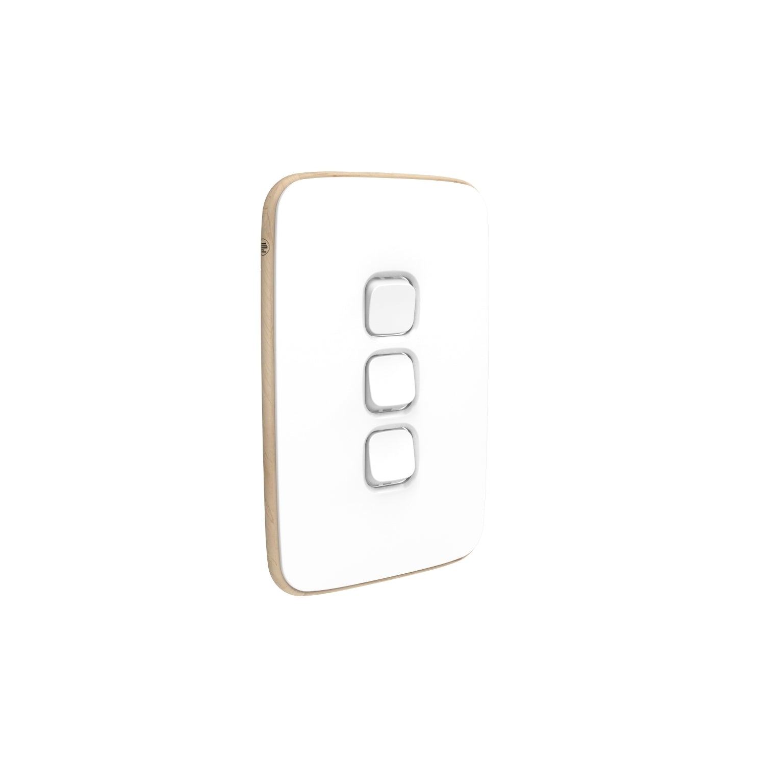PDL Iconic Essence, cover frame, 3 switches, vertical