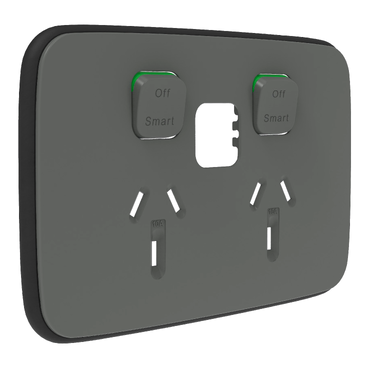 PDL Iconic Essence Cover Plate Connected Double Socket