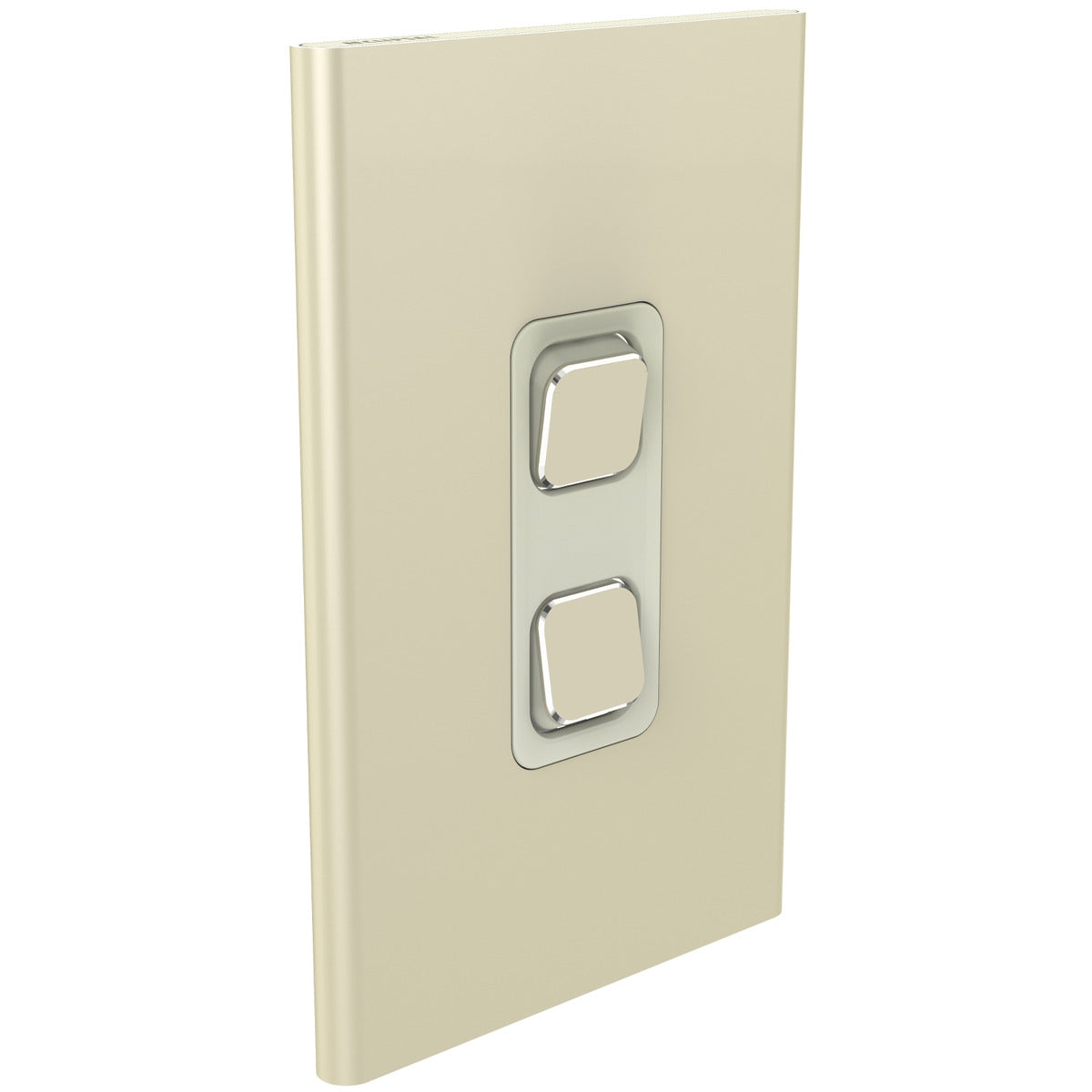 PDL Iconic Styl, cover frame, 2 switches, vertical