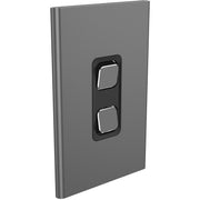 PDL Iconic Styl, cover frame, 2 switches, vertical