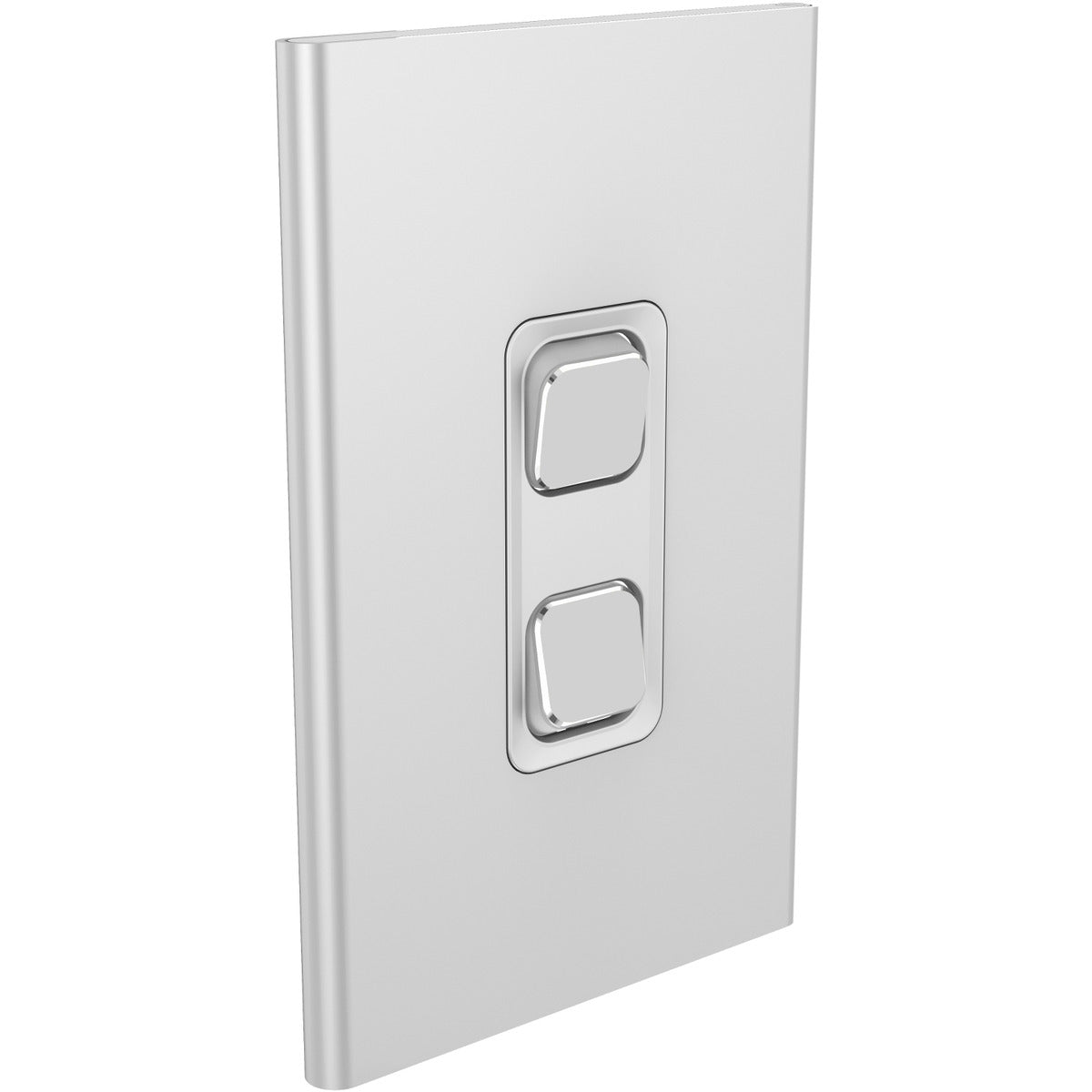 PDL Iconic Styl, cover frame, 2 switches, vertical
