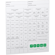 Label sheet, Resi9, set of 20