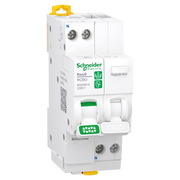 Residual current breaker with overcurrent protection (RCBO), Resi9, 1P+N, 10-40A, C curve, 6000A, A type, 30mA, 36mm wide