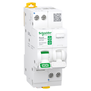 Arc fault detection RCBO, Resi9, 1P+N, 6-25A, 30 mA, C Curve, 6000A, A type, All-in-one