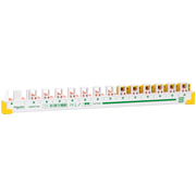 Comb Busbar, Resi9, 1P+N, 15 modules, 100 A with N block and accessories