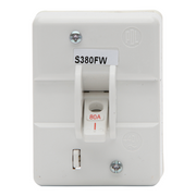 PDL Front Wiring Mains Switch, S Series, 80A/M200, 440V, 50 Hz, 3P, White