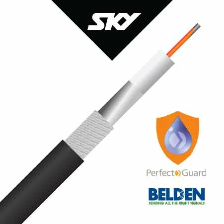 Belden RG6 Sky Approved Coaxial TV/Sky Cable - Per Metre