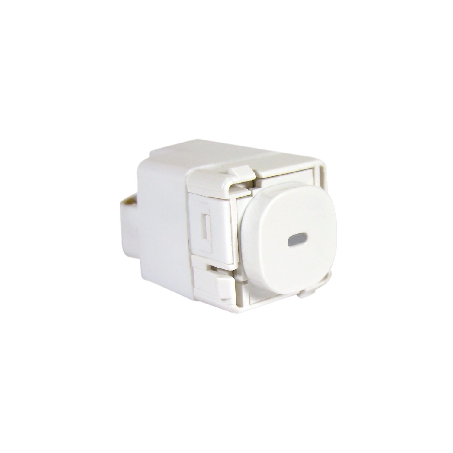 30PBL-WE - Clipsal Module Pushbutton Switch with LED 20Amp - White