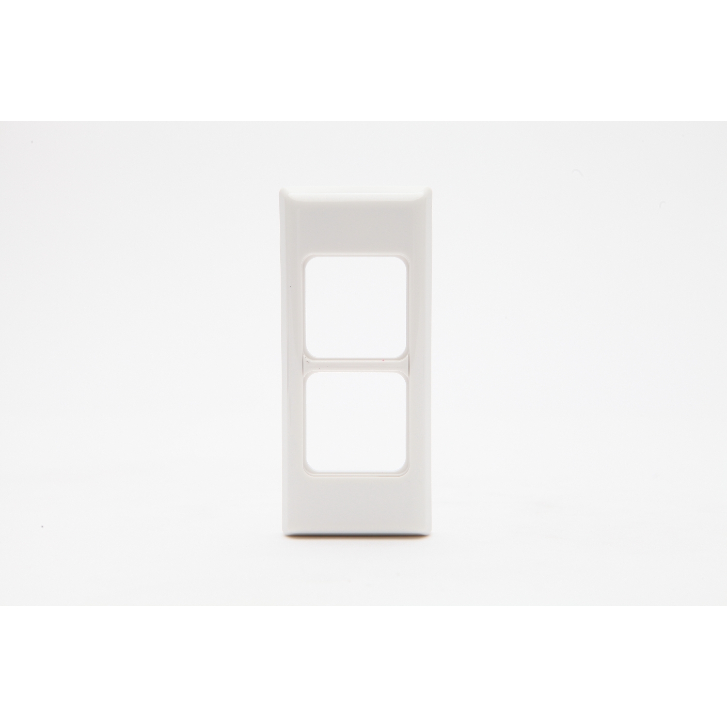 PDL662VHWH - PDL 600 Grid + Switch Cover Plate Architrave 2-Gang – White