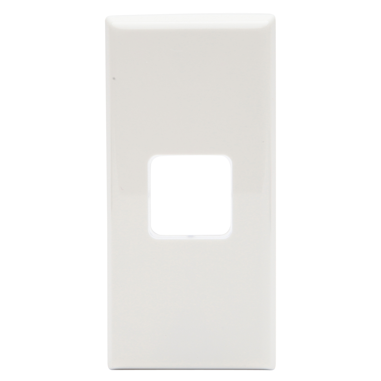 PDL688VHWH - PDL 600 Grid + Cover Plate Switch Worktop 1-Gang - White