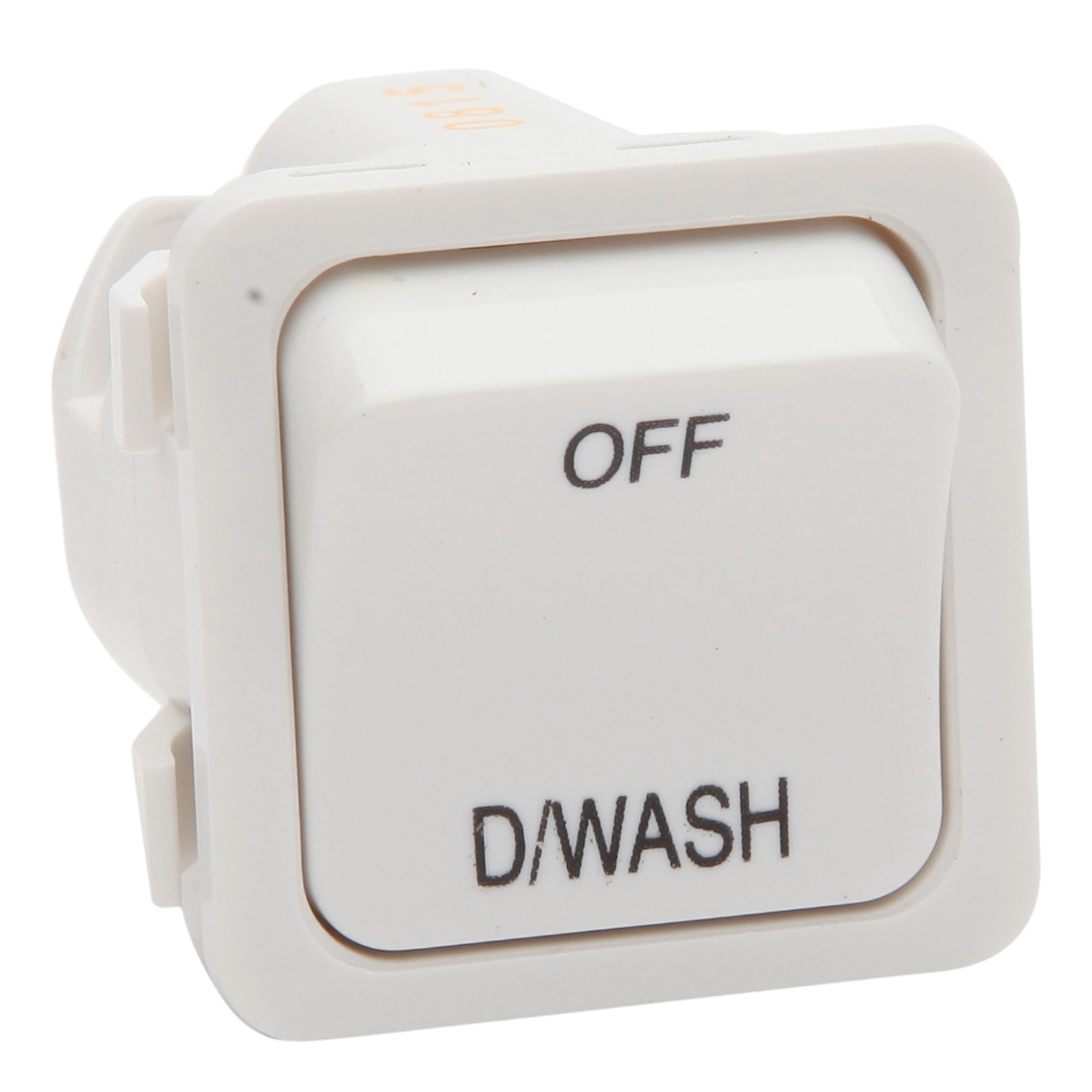 PDL Switch 600 Series Mechanism - Single-pole - 1-gang - Marked OFF-D/WASH - 250 V - 20 A / 16 AX - White