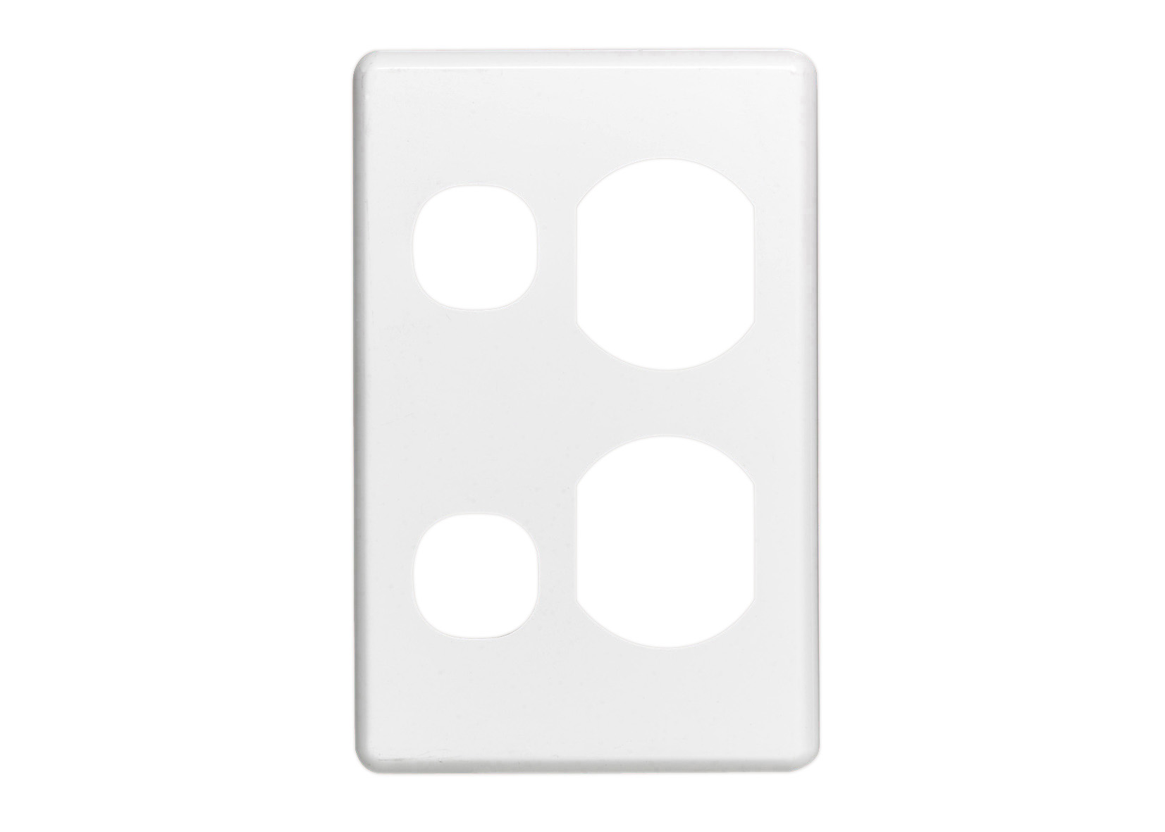 Clipsal Classic Double Vertical Socket Cover Plate - Choose Version and Colour