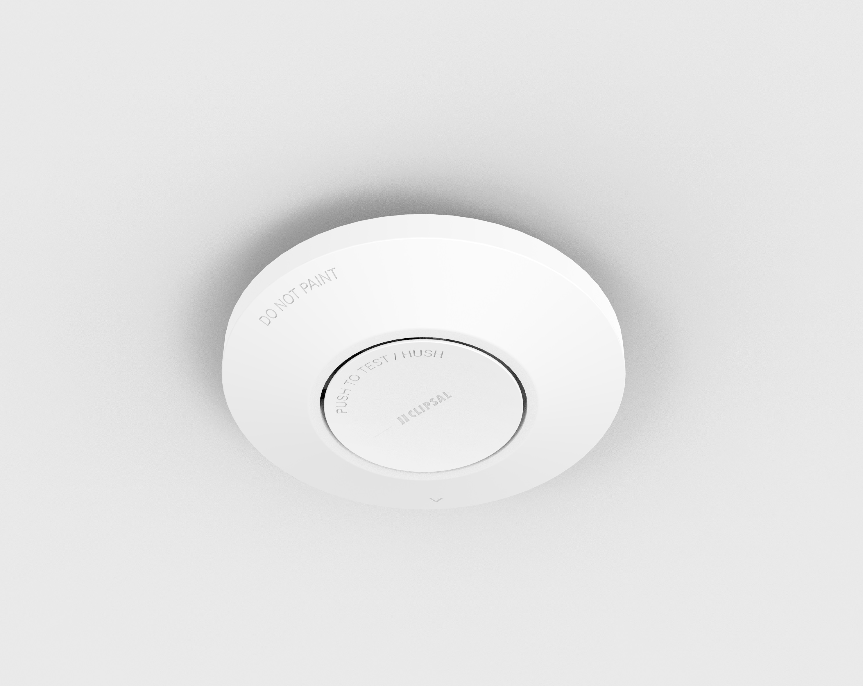 755LPSMA4 - Clipsal Photoelectric Smoke Alarm FireTek, Wireless interconnect, Surface mount, 10-year lithium battery powered